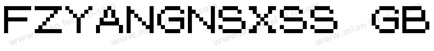 FZYANGNSXSS GB10字体转换